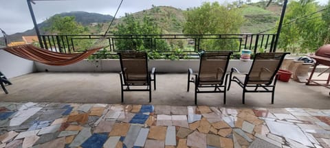 Patio, Day, Natural landscape, View (from property/room), Balcony/Terrace, Seating area, Dining area, Mountain view, Internal: Not applicable to any particular room