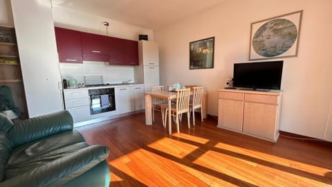 Kitchen or kitchenette, Living room, kitchen, air conditioner