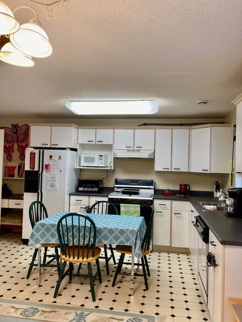 Kitchen or kitchenette, Dining area, oven, toaster