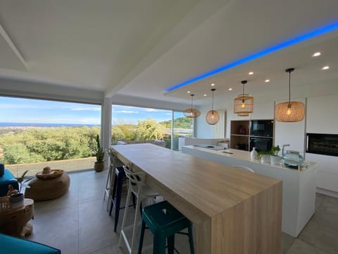 Living room, kitchen