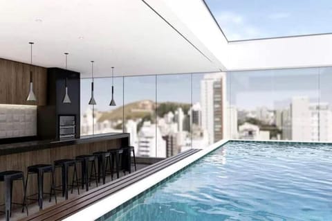 AP1607 ar cond piscina academia coworking etc Condo in Juiz de Fora