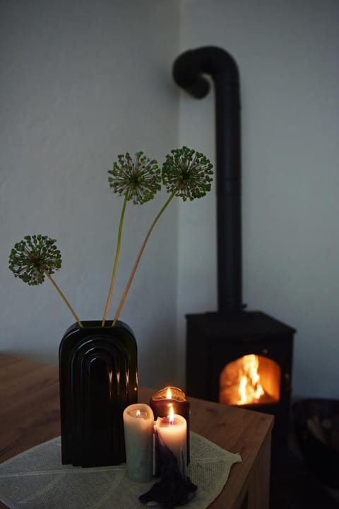 Living room, fireplace