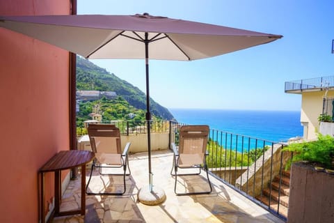 Day, View (from property/room), Balcony/Terrace, Sea view, sunbed