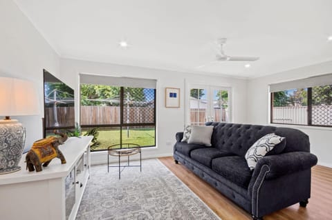 Living room, Seating area, Garden view