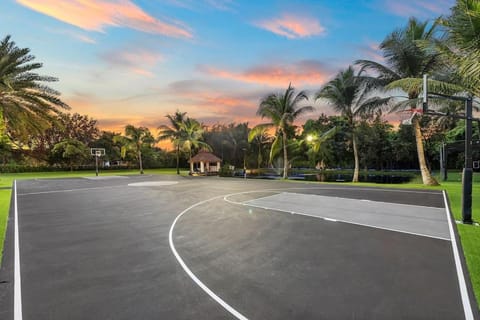 7 Bedroom Villa with Basketball Court, Lake, Movie Theater in Davie! House in Davie