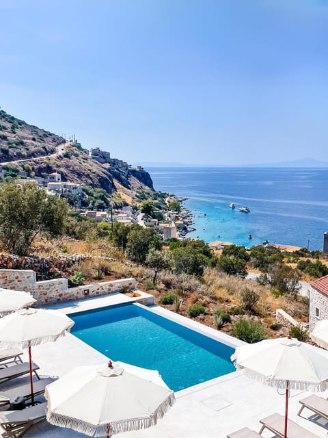 View (from property/room), Pool view, Sea view, Swimming pool