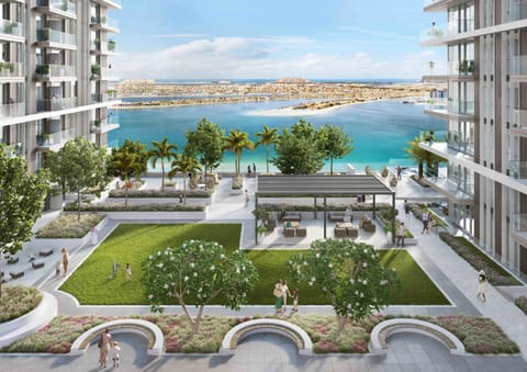 Brand New 2BR Apt with Palm Views and Private Beach Condo in Dubai