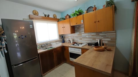 Kitchen or kitchenette, oven, stove