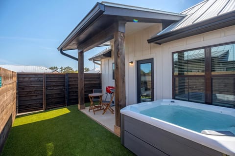 Patio, Hot Tub, Hot Tub, Pool view