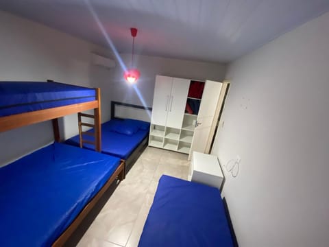 Bed, Photo of the whole room, Bedroom, bunk bed, wardrobe, air conditioner