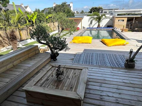 Maison bord de mer avec piscine au Fort bloqué Villa in Ploemeur