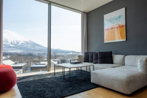 Natural landscape, Living room, Seating area, Mountain view