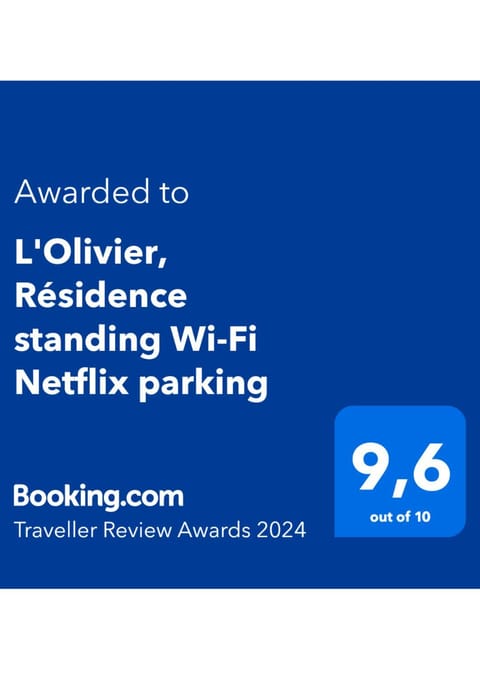 L'Olivier, Résidence Standing Wi-Fi Netflix Terrasse Parking Condo in Béziers