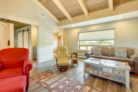 Scenic Santa Fe Vacation Rental with Views and Hot Tub House in Santa Fe