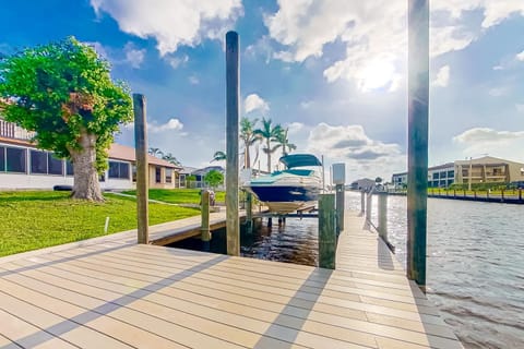 Palms on the Canal House in Cape Coral