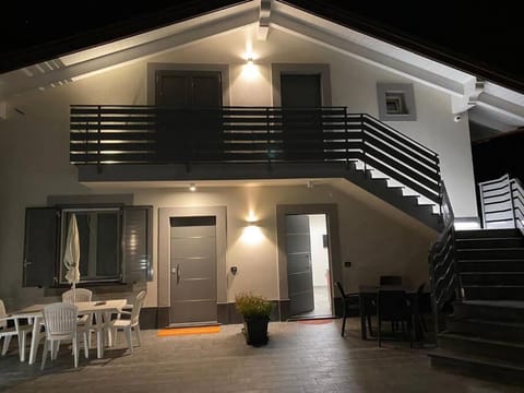 Property building, Patio, Night