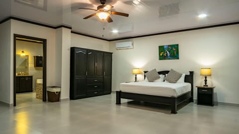 Bed, Photo of the whole room, wardrobe, air conditioner