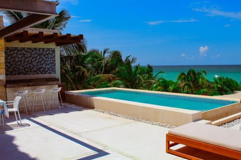 Therasia Luxury beachfront retreat House in State of Yucatan