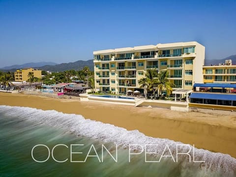 The Ocean Pearl Beachfront Infinity Pool Gym BBQ Apartment in Manzanillo