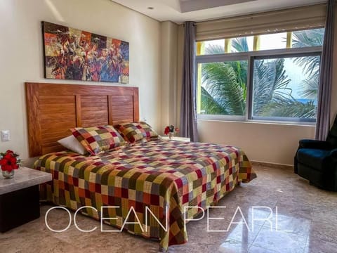 The Ocean Pearl Beachfront Infinity Pool Gym BBQ Apartment in Manzanillo