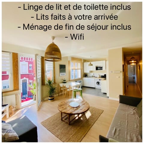 Appartement "Escapade à Malo" 4 à 6 personnes 5 mn à pied de la plage Apartment in Dunkirk