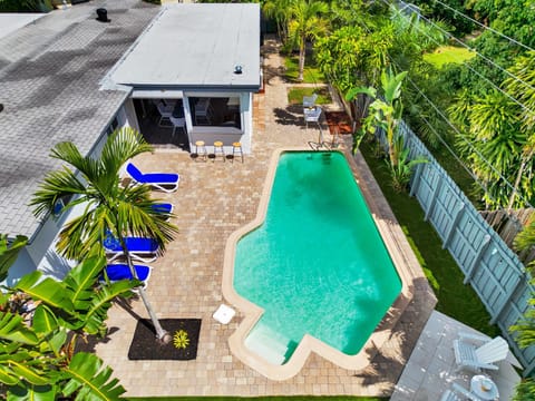 Patio, Pool view