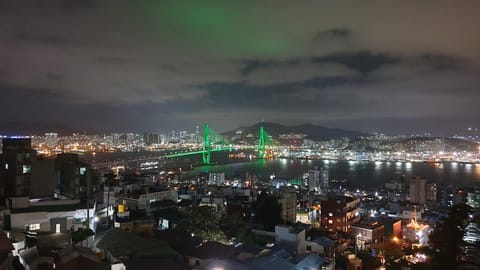 Night, Natural landscape, City view