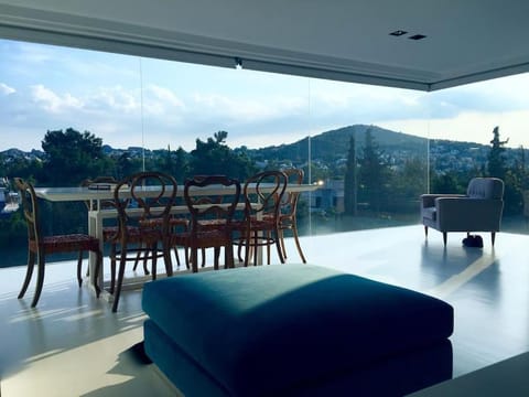 Natural landscape, Dining area, Mountain view