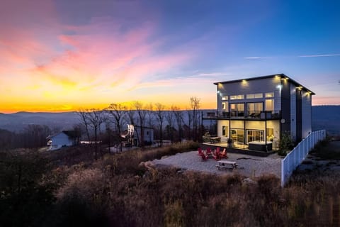 Natural landscape, Bird's eye view, Mountain view, Sunrise