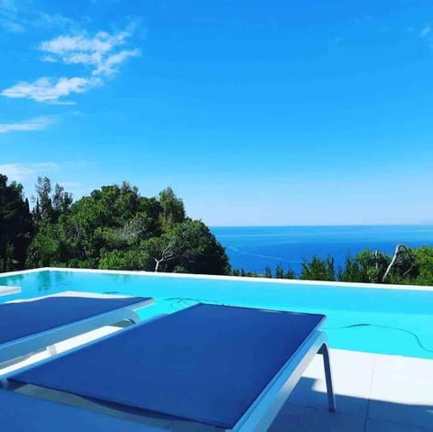 Natural landscape, Pool view, Sea view, Swimming pool