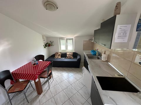 Kitchen or kitchenette, Living room, Photo of the whole room, Dining area