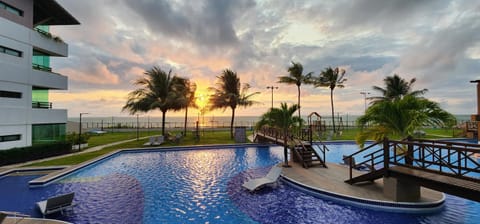 Nearby landmark, Pool view, Sea view, Swimming pool, Sunrise, sunbed