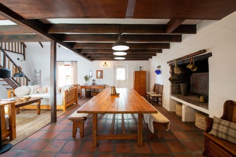 Living room, Dining area, flat iron