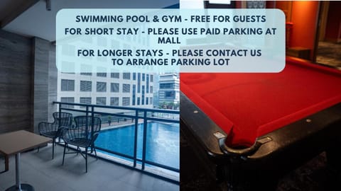 Studio with 200Mbs internet, Netflix & great view of Manila Copropriété in Mandaluyong