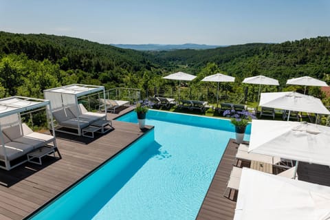 Pool view, sunbed