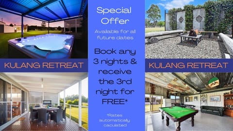 Kulang Lodge in charming Broke with Large Swim Spa and games room suits up to 8 guests House in Broke