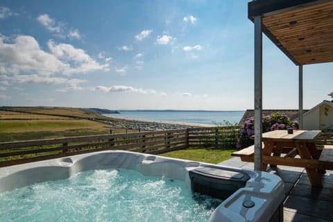 Garden, Hot Tub, View (from property/room), Sea view