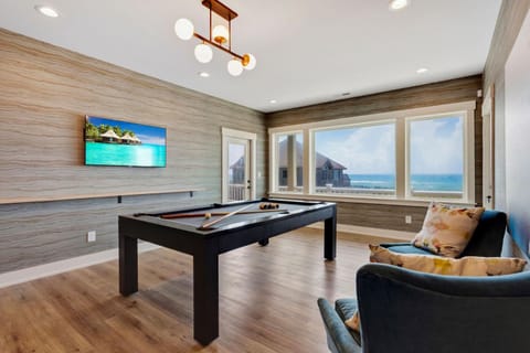 8910 Aquasition Oceanfront Theater Room House in Hatteras Island