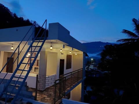 Property building, Night, Mountain view