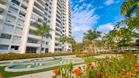 Property building, Garden view