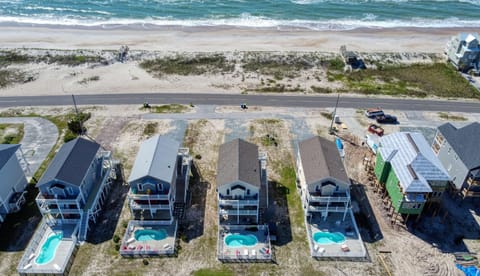 Property building, Neighbourhood, Bird's eye view, Swimming pool