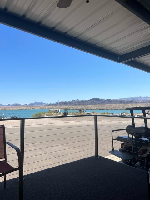 Paradise Pointe on the Island boat dock and view! House in Lake Havasu City