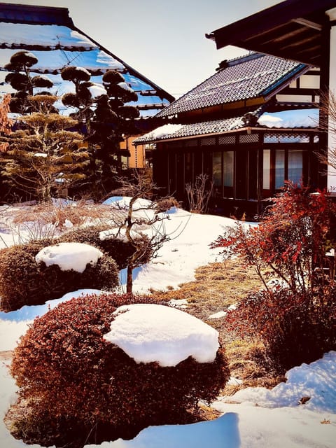 Property building, Day, Winter, Garden