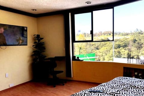 Bed, Natural landscape, Balcony/Terrace, Photo of the whole room, Bedroom