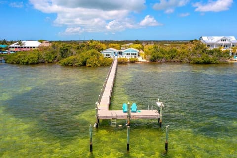 Waterfront Beach House with Dock & Heated Pool House in Little Torch Key