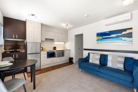 Living room, kitchen