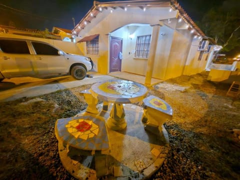 Property building, Patio, Night, Parking