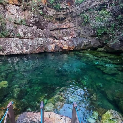 Casa com cachoeira e contato com a natureza House in State of Goiás