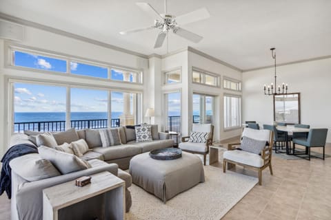 Living room, Seating area, Sea view