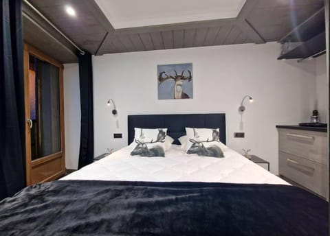 Chalet de 5 chambres avec sauna terrasse amenagee et wifi a Champagny en Vanoise a 1 km des pistes Chalet in Champagny-en-Vanoise